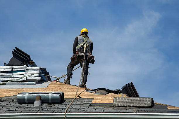 Professional Roofing technician working in Carolina Beach, NC